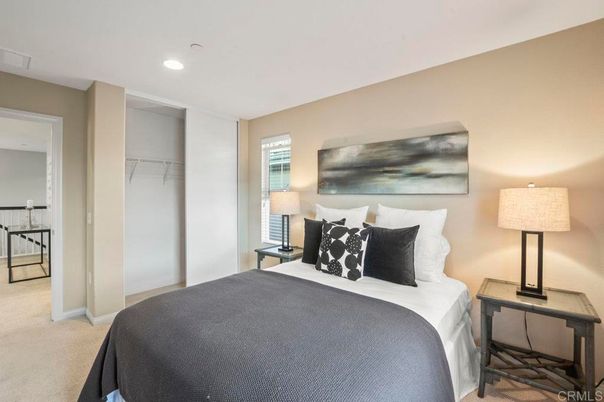 Bedroom, Interior, Recessed Lighting