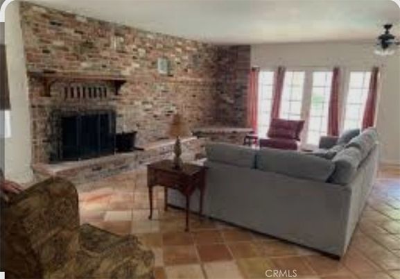 Fireplace, Interior, Living room, Stone Walls