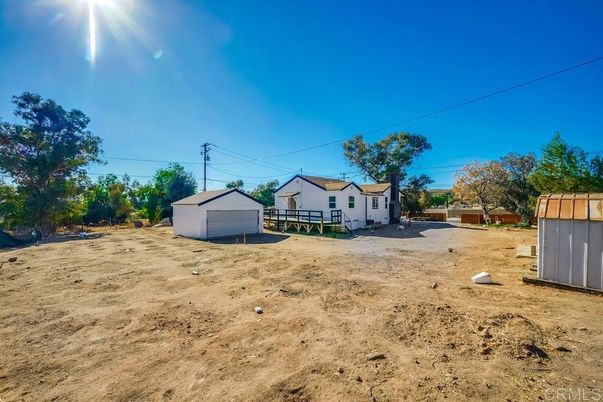 Backyard, Detached Garage, Exterior