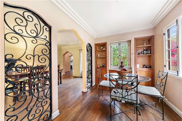 Dining room, Interior, Wood Texture Flooring