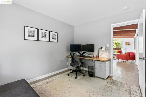 Home Office, Interior, Wooden Beams, Wood Texture Flooring