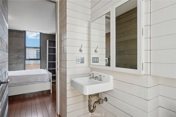Bathroom, Interior, Wood Texture Flooring