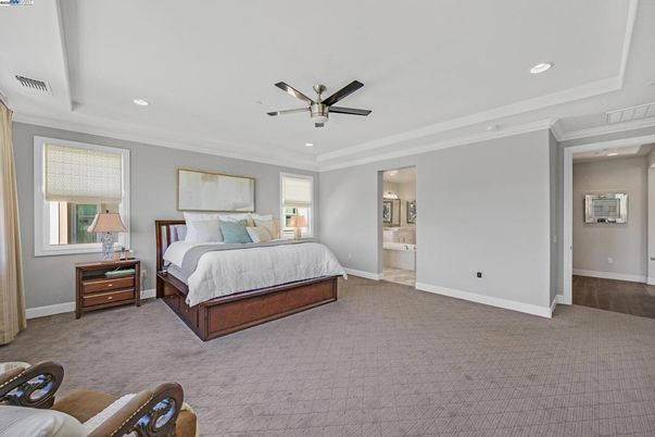 Bedroom, Interior, Recessed Lighting