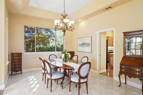 Chandelier, Dining room, Interior, Recessed Lighting