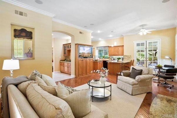 Interior, Kitchen, Living room, Pendant Lights, Recessed Lighting, Wood Texture Flooring