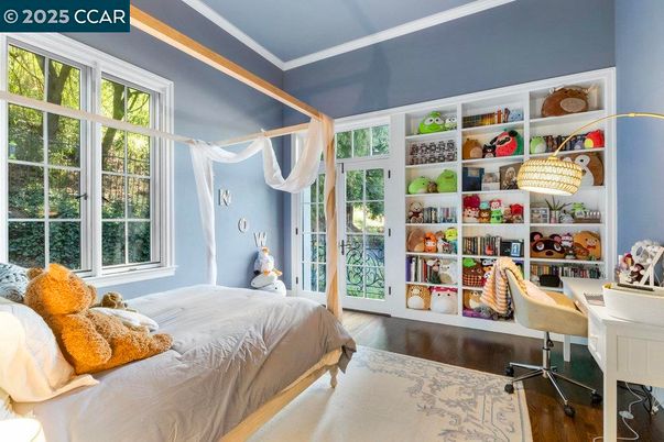 Bedroom, Home Office, Interior, Wood Texture Flooring
