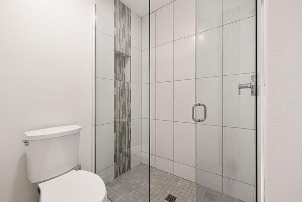 Bathroom, Glass Shower, Interior