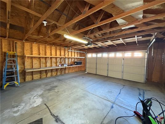 Garage, Interior, Wooden Beams, Wooden Walls