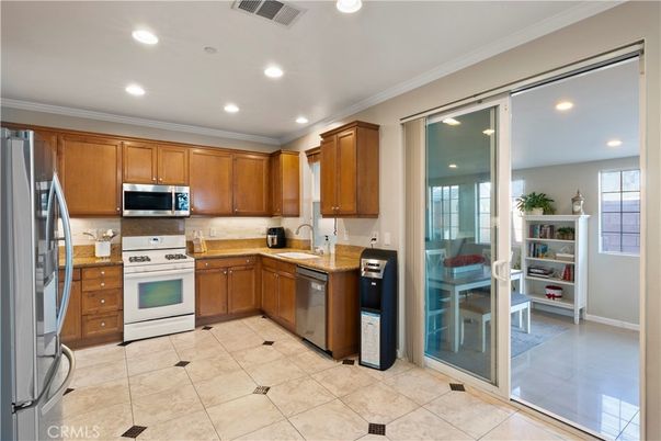 Interior, Kitchen, Recessed Lighting, Stainless Steel Appliances