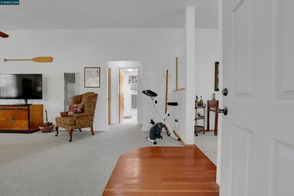 Fitness Equipment, Interior, Wood Texture Flooring