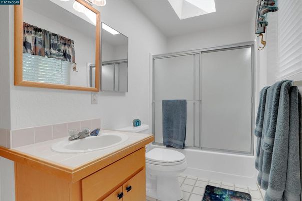 Bathroom, Glass Shower, Interior, Tile Countertops