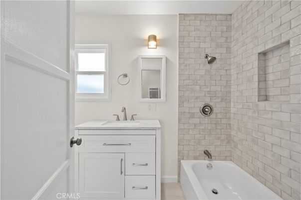 Bathroom, Dual Sink Vanities, Interior, Stone Walls