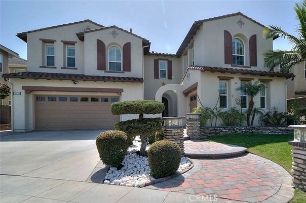 Attached, Exterior, Facade, Spanish Mediterranean