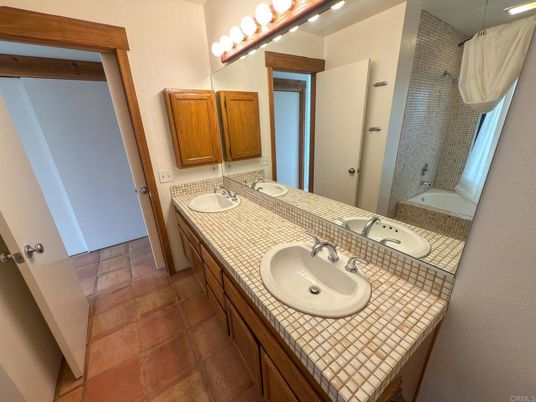 Bathroom, Dual Sink Vanities, Interior, Tile Countertops
