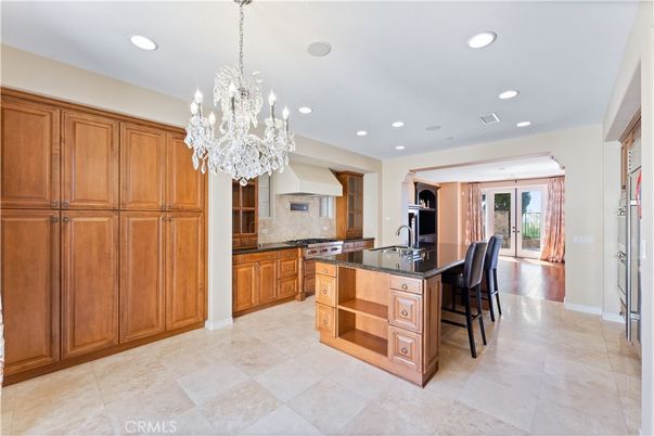 Chandelier, Interior, Kitchen, Recessed Lighting