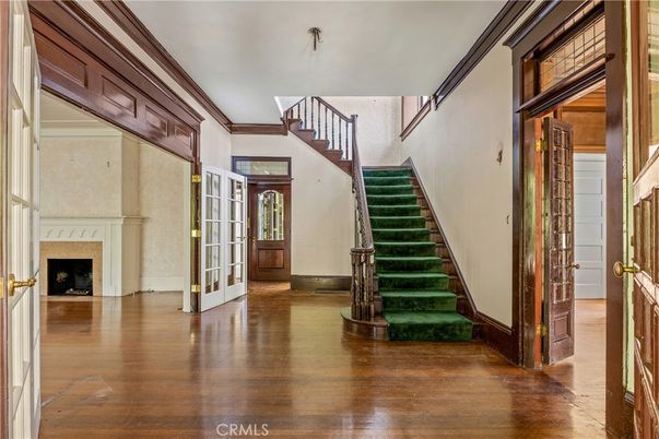 Fireplace, Interior, Wood Texture Flooring