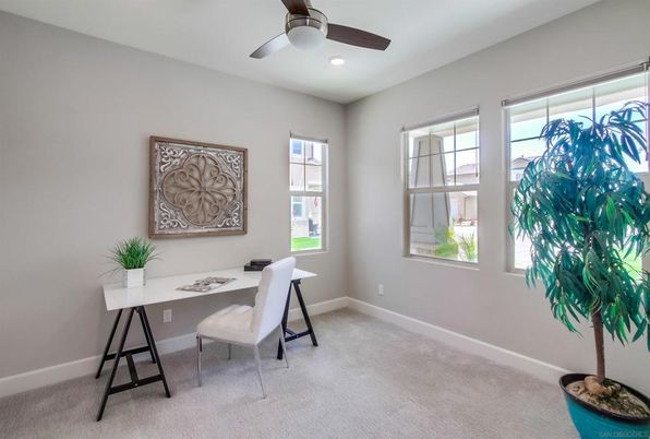 Home Office, Interior, Recessed Lighting