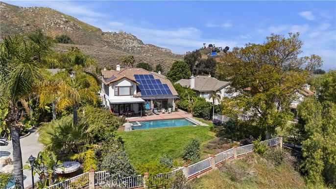 Exterior, Pool, Solar Panels