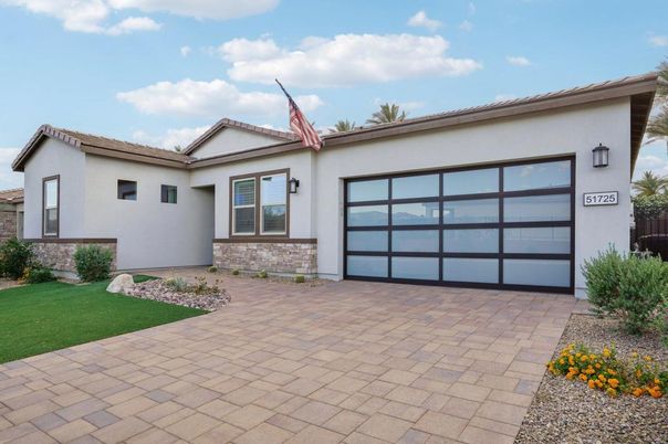 Attached, Exterior, Facade, Spanish Mediterranean