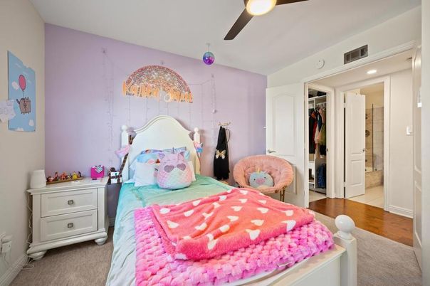 Bedroom, Interior, Recessed Lighting