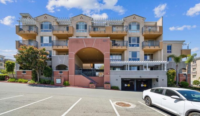 Attached, Exterior, Facade, Condo Building