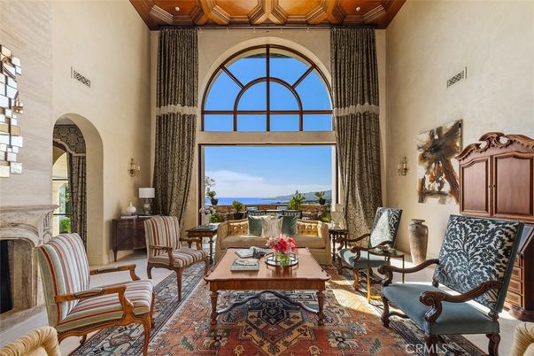 Fireplace, Interior, Living room, Recessed Lighting, Water, Wooden Ceilings
