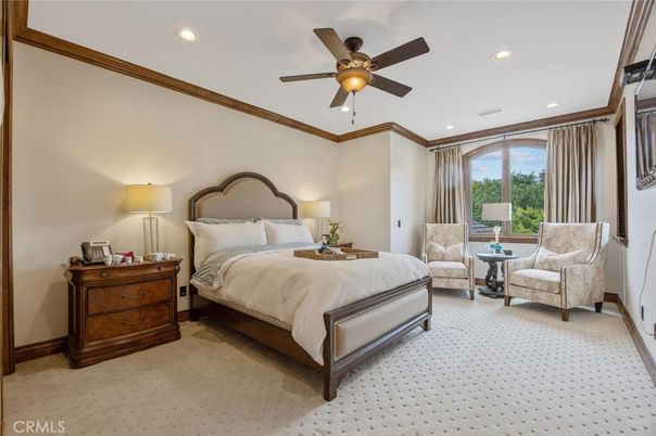 Bedroom, Interior, Recessed Lighting