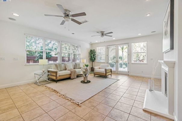 Fireplace, Interior, Living room, Recessed Lighting