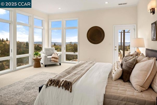 Bedroom, Interior, Recessed Lighting