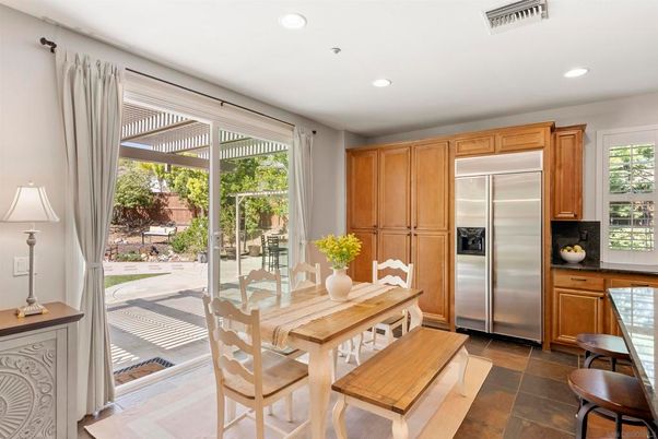 Dining room, Interior, Kitchen, Recessed Lighting, Stainless Steel Appliances
