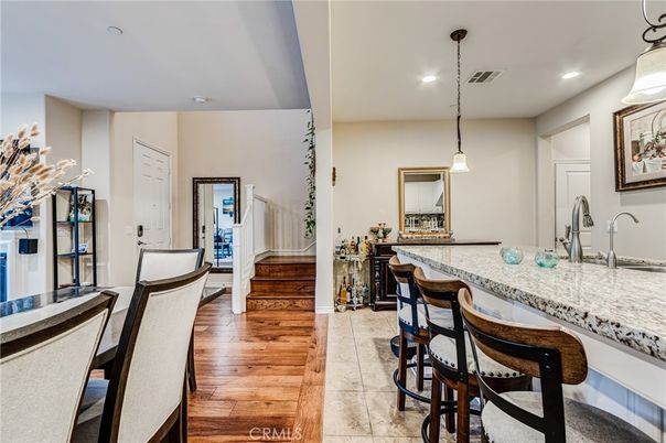 Interior, Pendant Lights, Recessed Lighting, Wood Texture Flooring