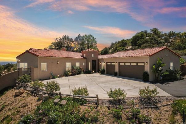 Attached, Backyard, Exterior, Facade, Mediterranean