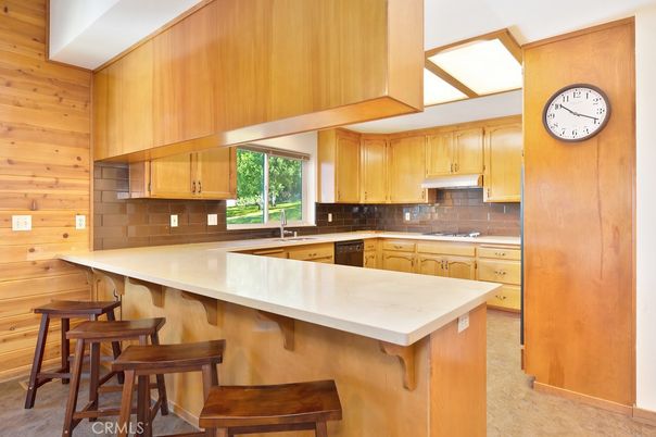 Interior, Kitchen, Wooden Walls