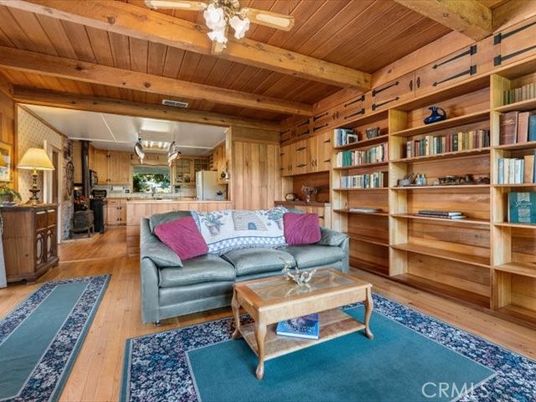 Interior, Kitchen, Living room, Wooden Beams, Wooden Ceilings, Wood Texture Flooring, Wooden Walls