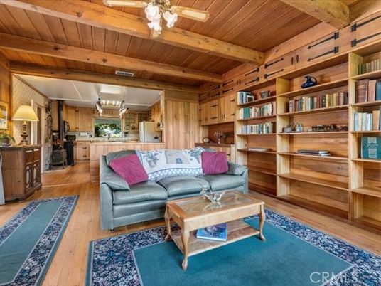 Interior, Kitchen, Living room, Wooden Beams, Wooden Ceilings, Wood Texture Flooring, Wooden Walls