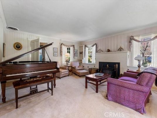 Fireplace, Interior, Living room, Piano