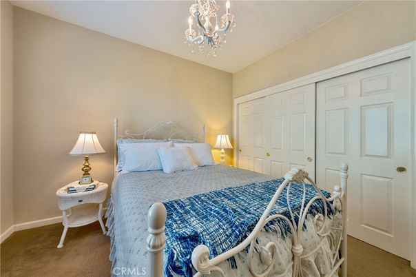 Bedroom, Chandelier, Interior