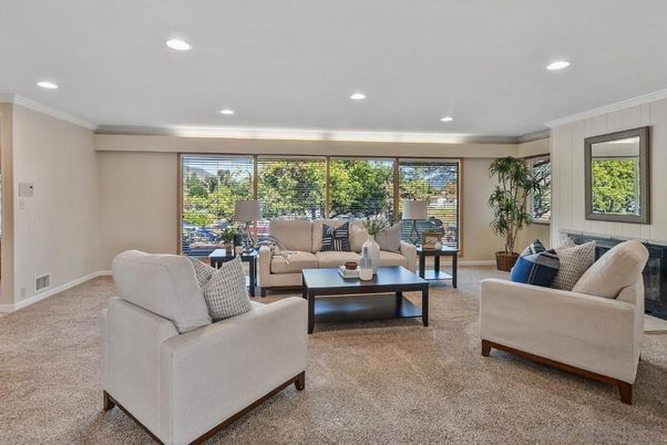 Interior, Living room, Recessed Lighting