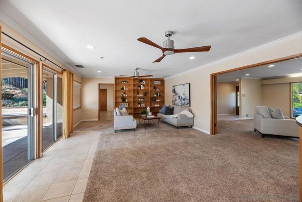 Interior, Living room, Recessed Lighting