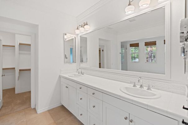 Bathroom, Dual Sink Vanities, Interior, Tile Countertops