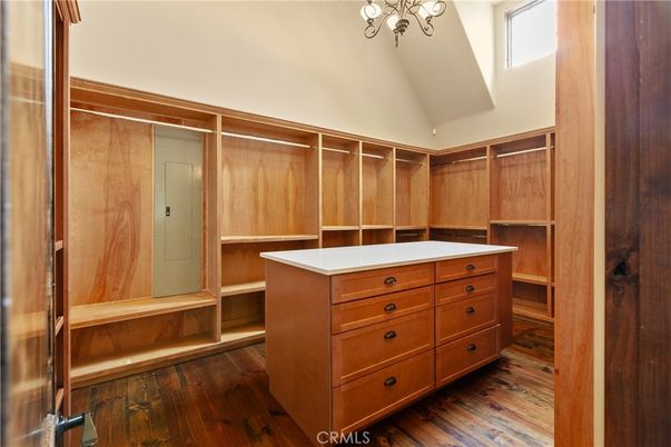 Chandelier, Interior, Walk-in Closets, Wood Texture Flooring