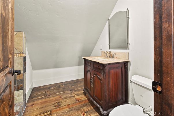 Bathroom, Interior, Wood Texture Flooring