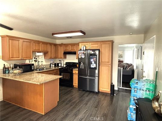 Interior, Kitchen, Wood Texture Flooring