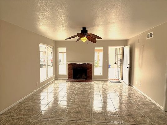 Empty room, Fireplace, Interior