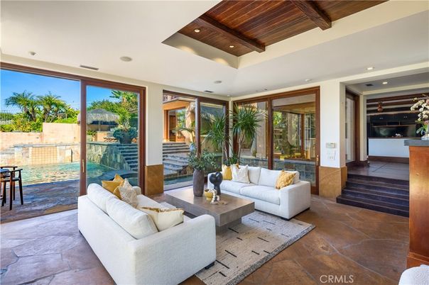 Interior, Living room, Recessed Lighting, Wooden Beams, Wooden Ceilings