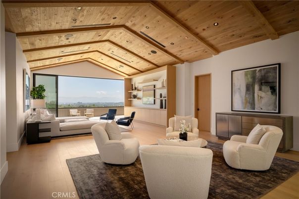 Interior, Living room, Recessed Lighting, Wooden Beams, Wooden Ceilings, Wood Texture Flooring