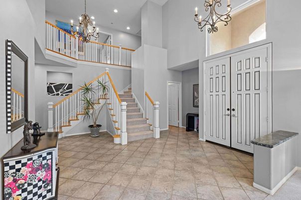 Chandelier, Interior, Recessed Lighting