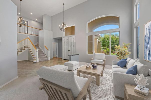 Chandelier, Interior, Living room, Pendant Lights, Recessed Lighting, Wood Texture Flooring