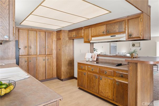 Interior, Kitchen, Wood Texture Flooring