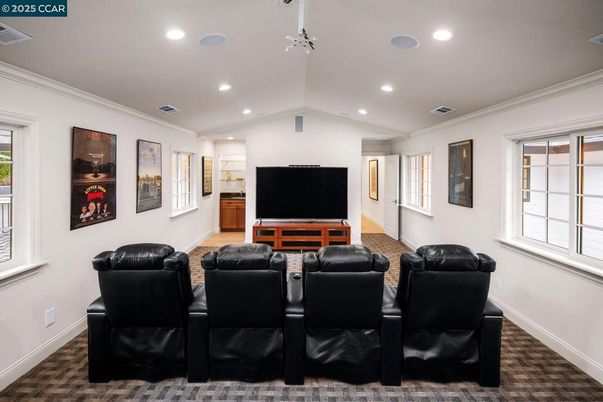 Home Theatre Room, Interior, Recessed Lighting, Theatre Room